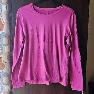 Be Inspired Fuchsia Long Sleeve Women's Top